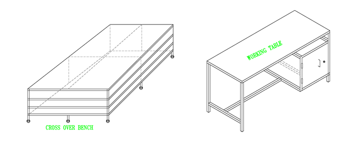 Furniture-cross-over-bench-working-table