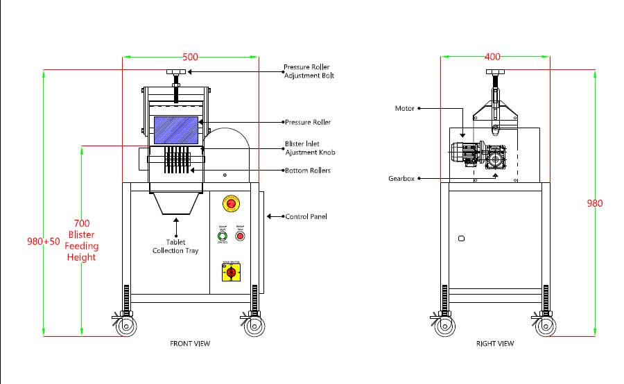 Deblistering Machine